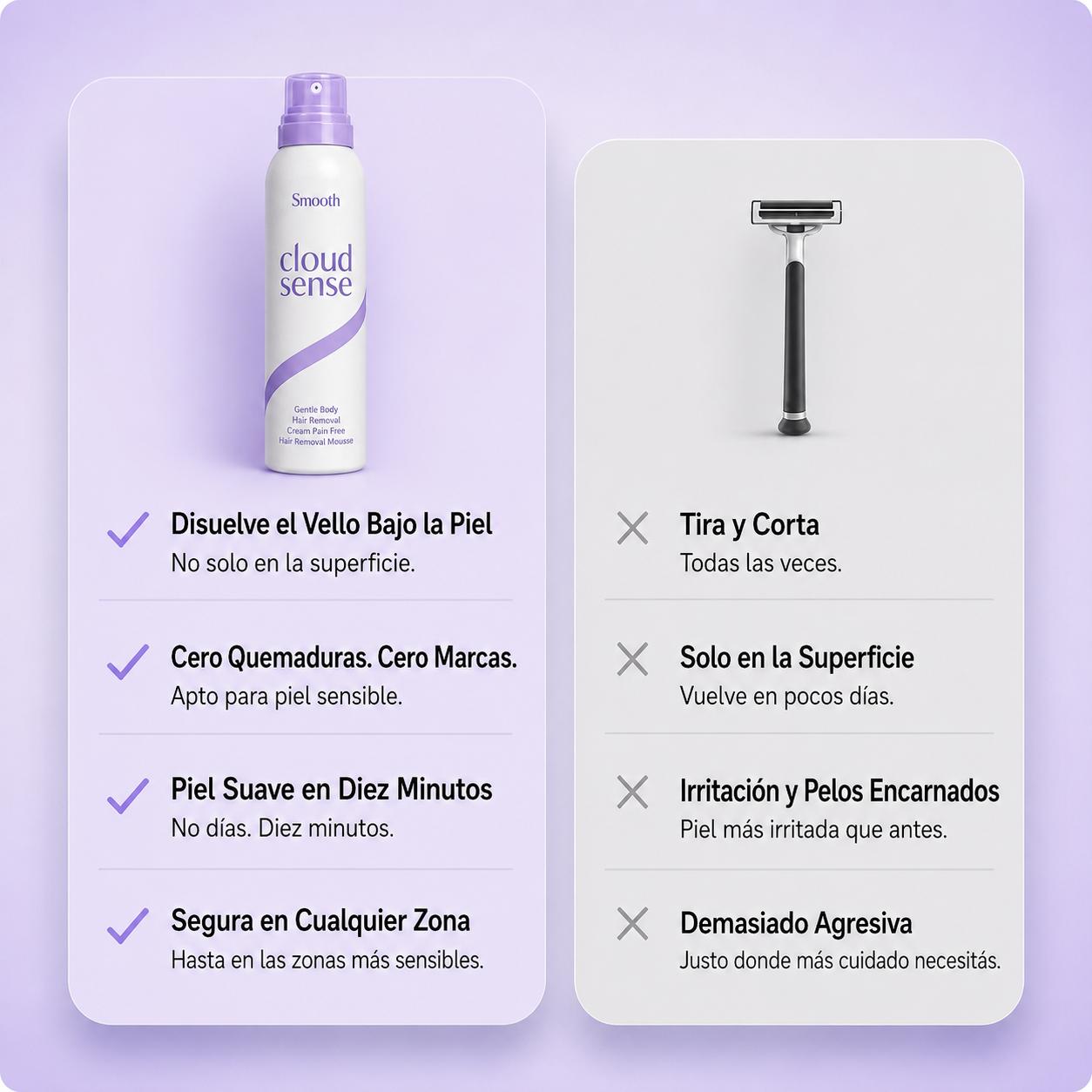 Smooth - Spray depilatorio corporal